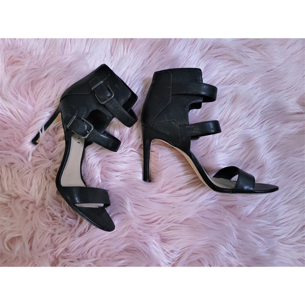 Strappy Black Via Spiga Heels 8.5